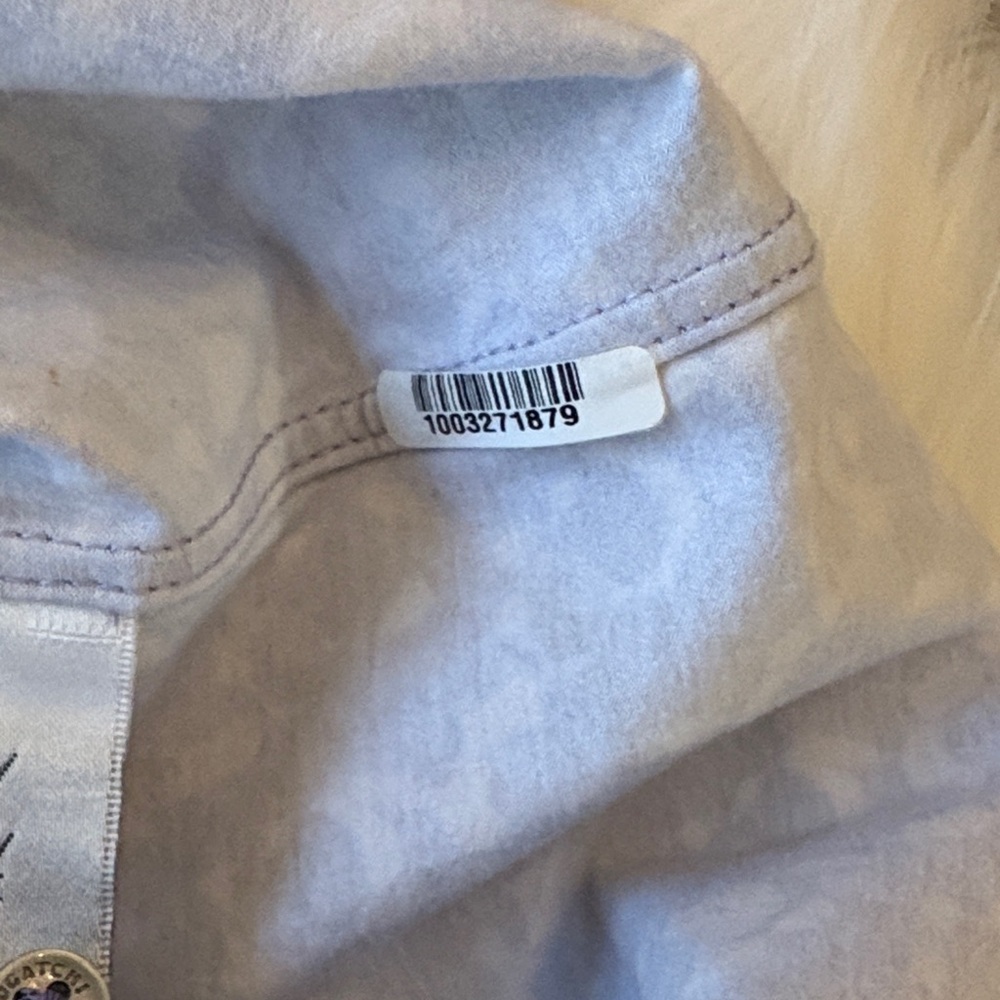 Bugatchi Light Blue and White Patterned Shirt - image 4